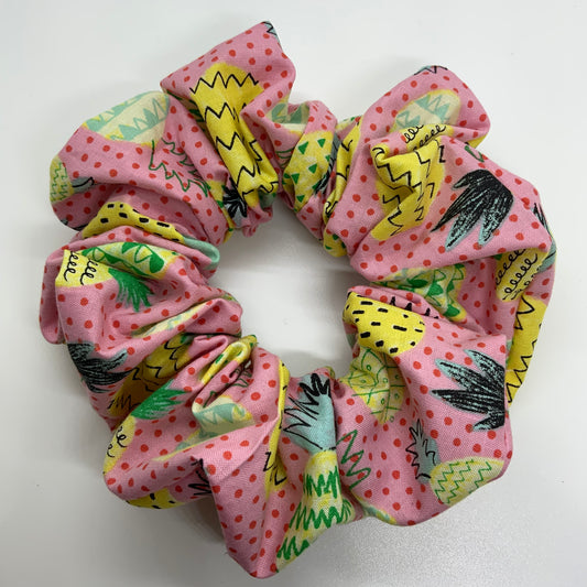 Pineapple Polkadot - XL Scrunchie