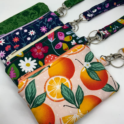 Orange - Lanyard Wallet