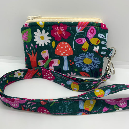 Blooming Forest - Lanyard Wallet