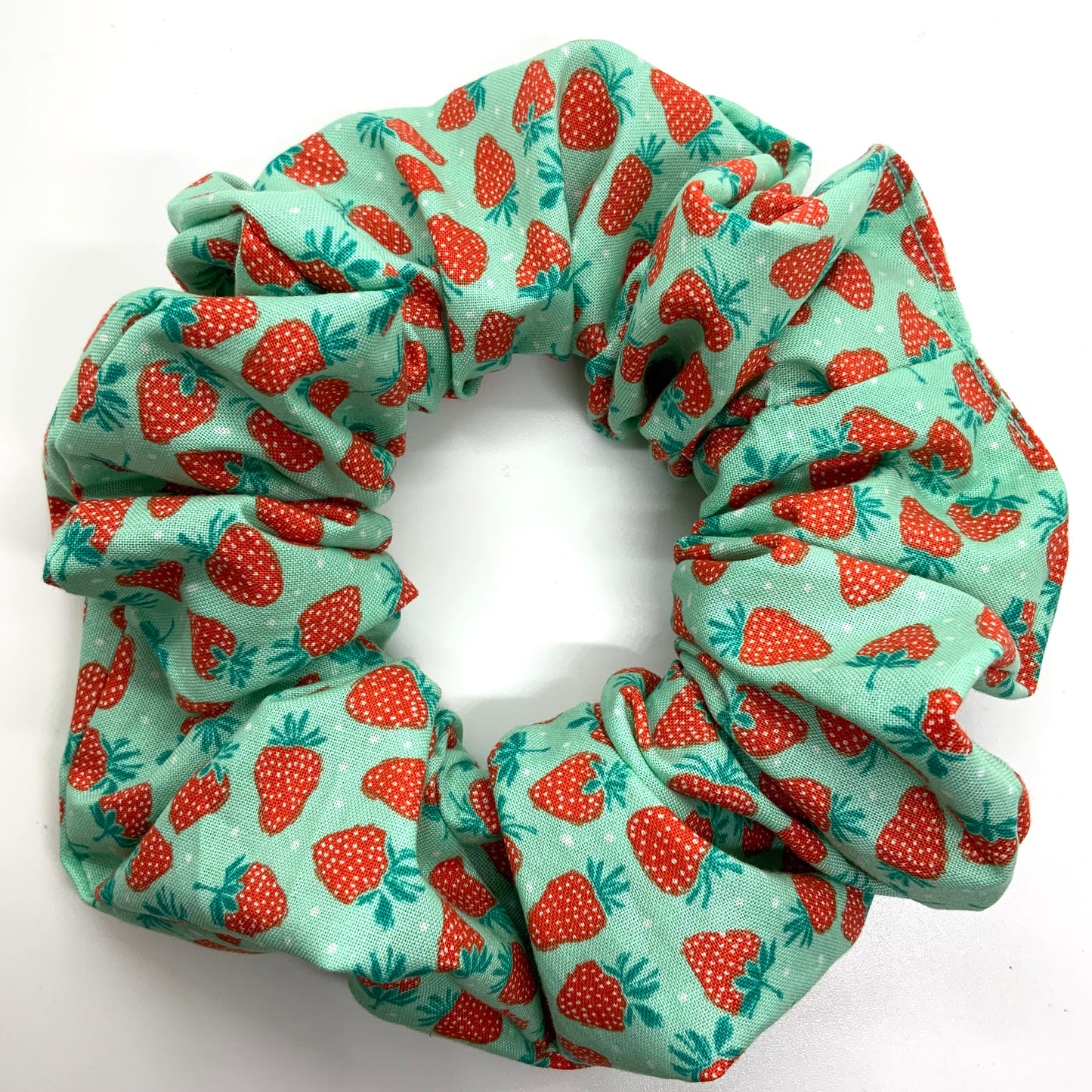 Mint Strawberry - XL Scrunchie